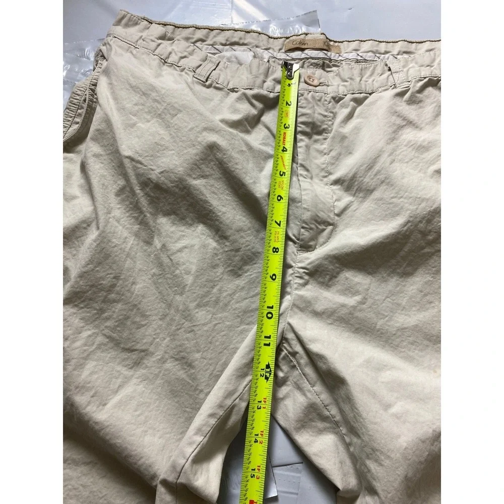 Beige Khaki Wide Leg‎ Pants Womens Relaxed Fit Casual Chinos